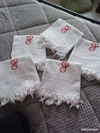 Torchon ancien monogrammé | Marne Antic