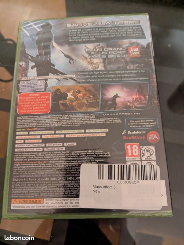 Mass Effect 3 - Xbox 360 - Action Aventure - Bon état