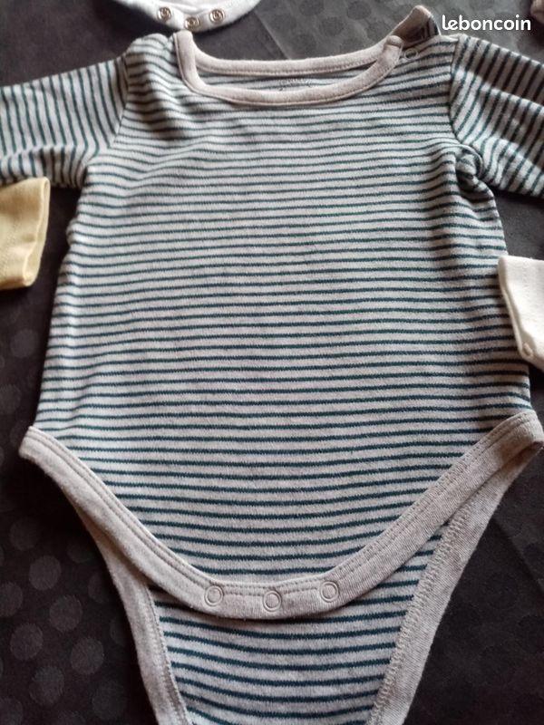 Lot de 6 bodies garçon 3 mois (image 9)