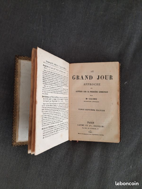 Livre ancien Le Grand Jour Approche ou lettres (image 2)
