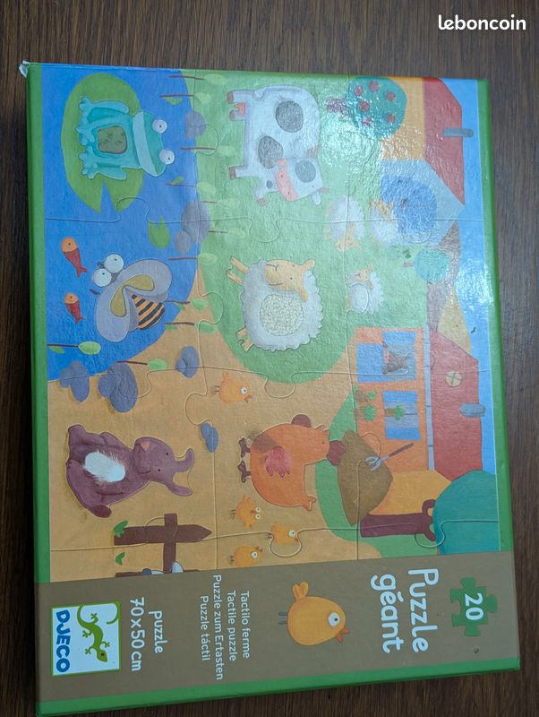 Puzzle géant de 20 pièces (70 x 50 cm) (image 1)