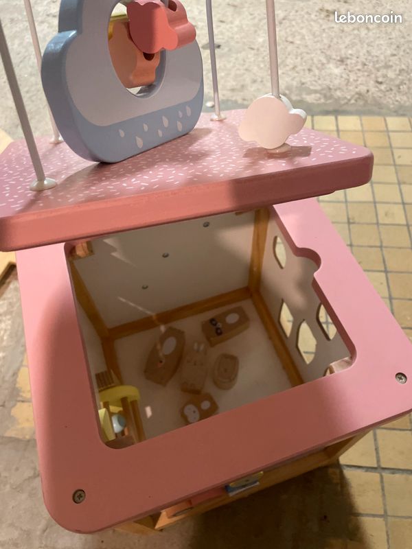 Cube d’activité rose vertbaudet (image 5)