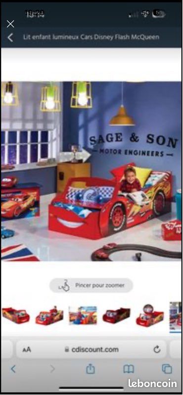 Lit enfant garçon (image 4)