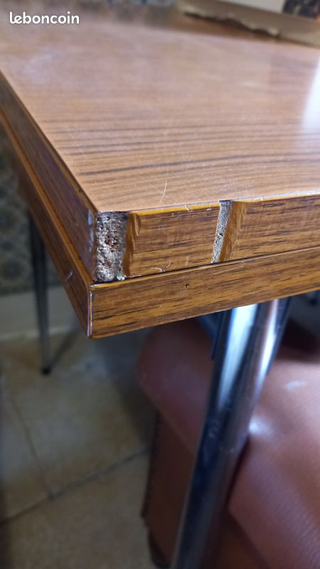 Table formica marron (image 4)