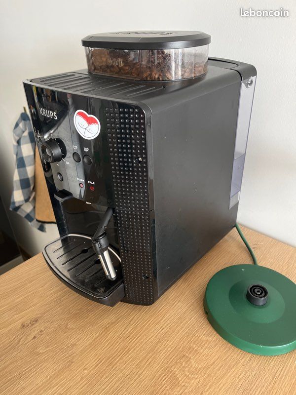 Machine à café broyeur grains KRUPS + mousseur (image 3)