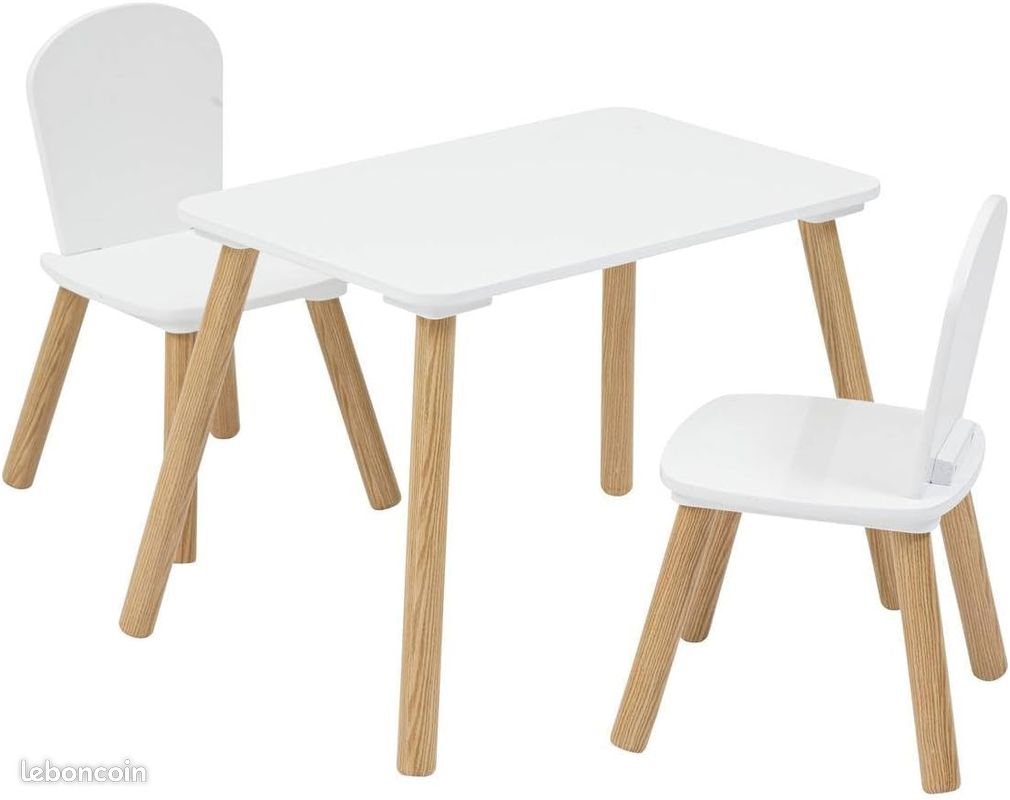 Table à Langer Scandinave 117 Cm Blanc – Atmosphera For Kids – Style Épuré & Fonctionnel