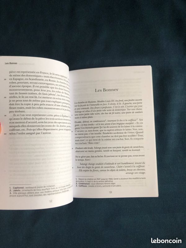 Livre Classicolycée « les bonnes » de jean genet (image 4)