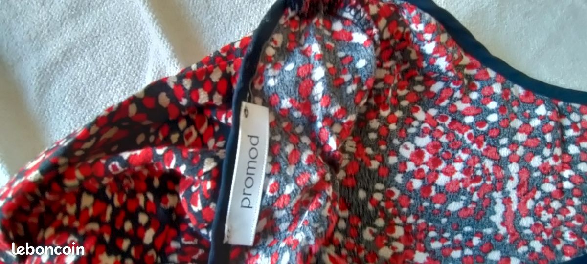 Tunique Promod Taille 38 - Couleur Noir Marron, Occasion Très Bon état
