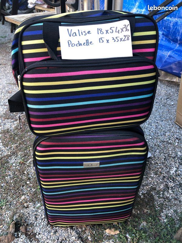 Bleu Cerise Maroquinerie Little Marcel Valise Little Marcel Bleu