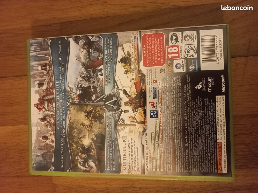 Jeu vidéo assassin's creed Brotherhood xbox360 (image 2)