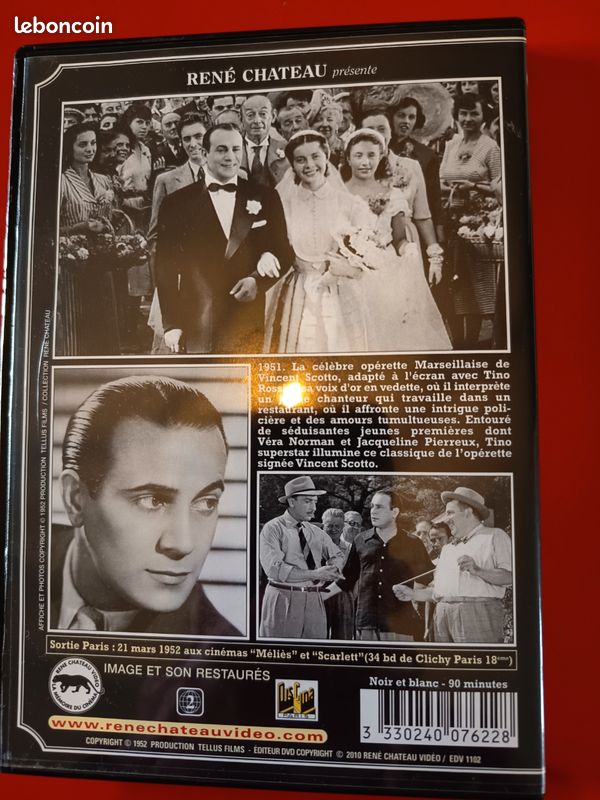 DVD au pays du soleil avec Tino Rossi d'après la célèbre opérette de Vincent Scotto (image 2)