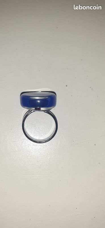 Bague bleue Pylones (image 4)