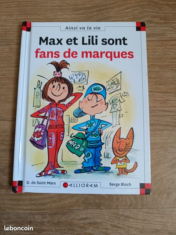 Petit livre "Max et Lili sont fans de marques" (remise en main propre) (image 1)