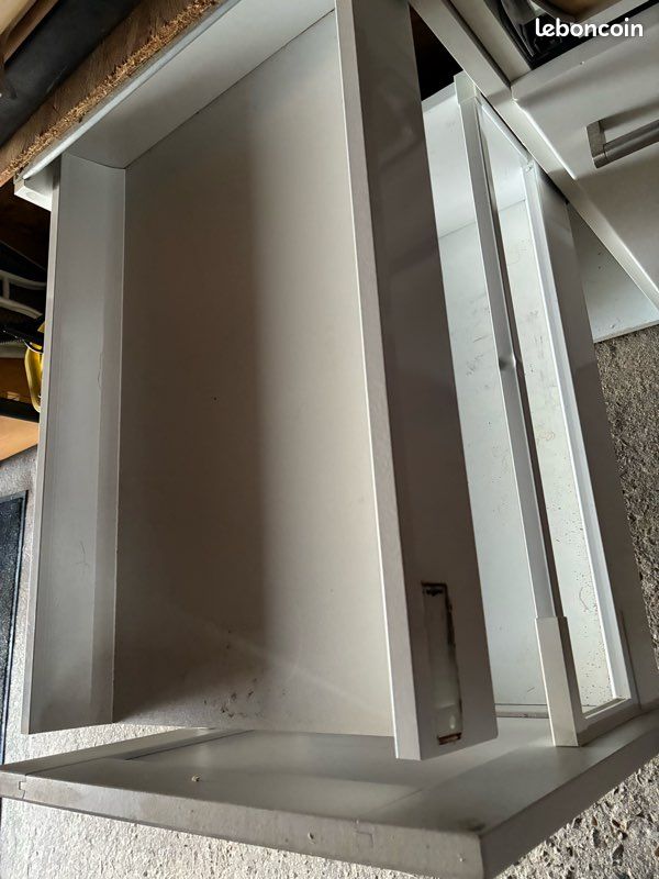 Caisson IKEA METOD 40x60x80 avec 2 tiroirs – cuisine / van / atelier (image 2)