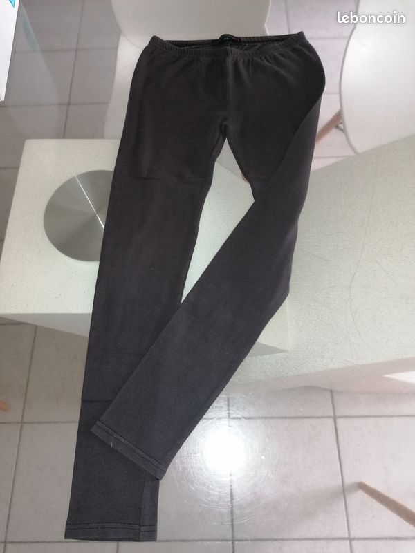 Legging gris anthracite - 12 ans (image 1)