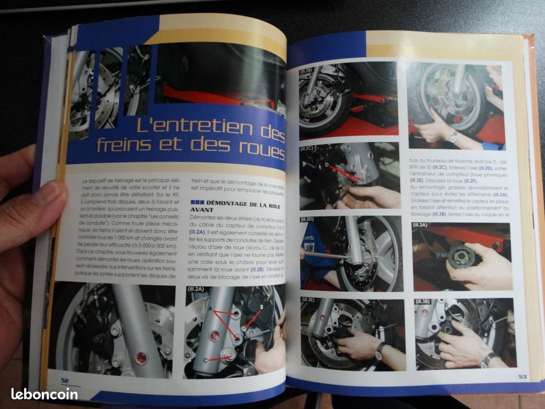 Guide d'utilisation , entretien et réparation scooter Piaggio X9 125 Didier Meyer (image 3)