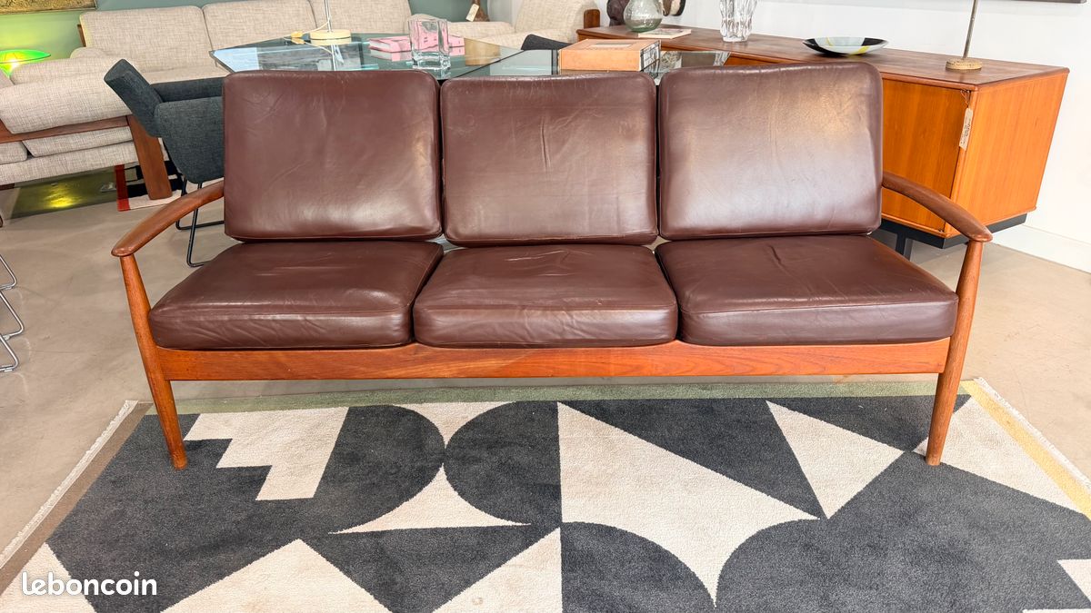 Ensemble Canapé Fauteuil et table basse Scandinave (image 5)