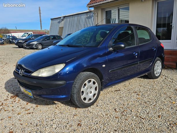 Peugeot 206 CC Bleu Métallisé échelle 1/18 Par Welly - Occasion Sans Boîte