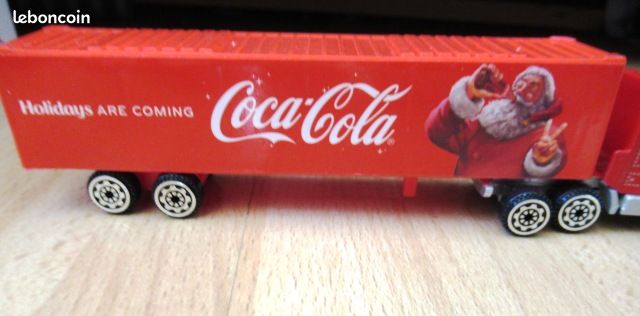 Collector CAMION jouet miniature NOEL semi remorque COCA COLA NEUF (image 6)
