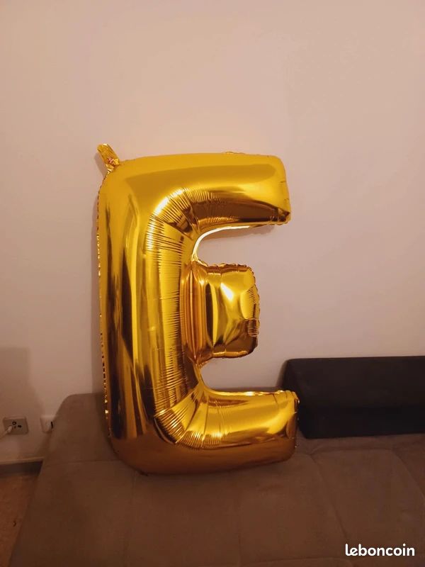 Ballon d'anniversaire lettre 100 cm (image 2)