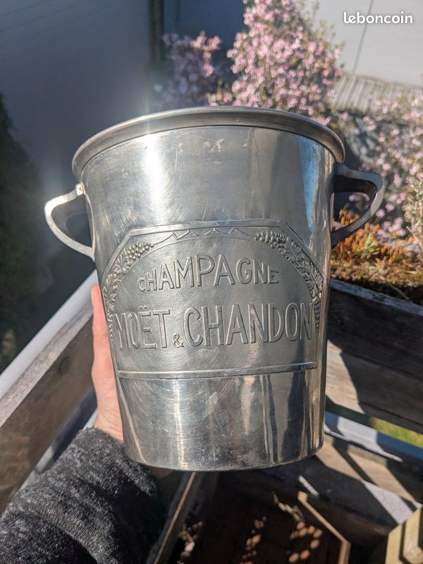 Seau à Champagne Moët & Chandon - Noir Et Or - Occasion