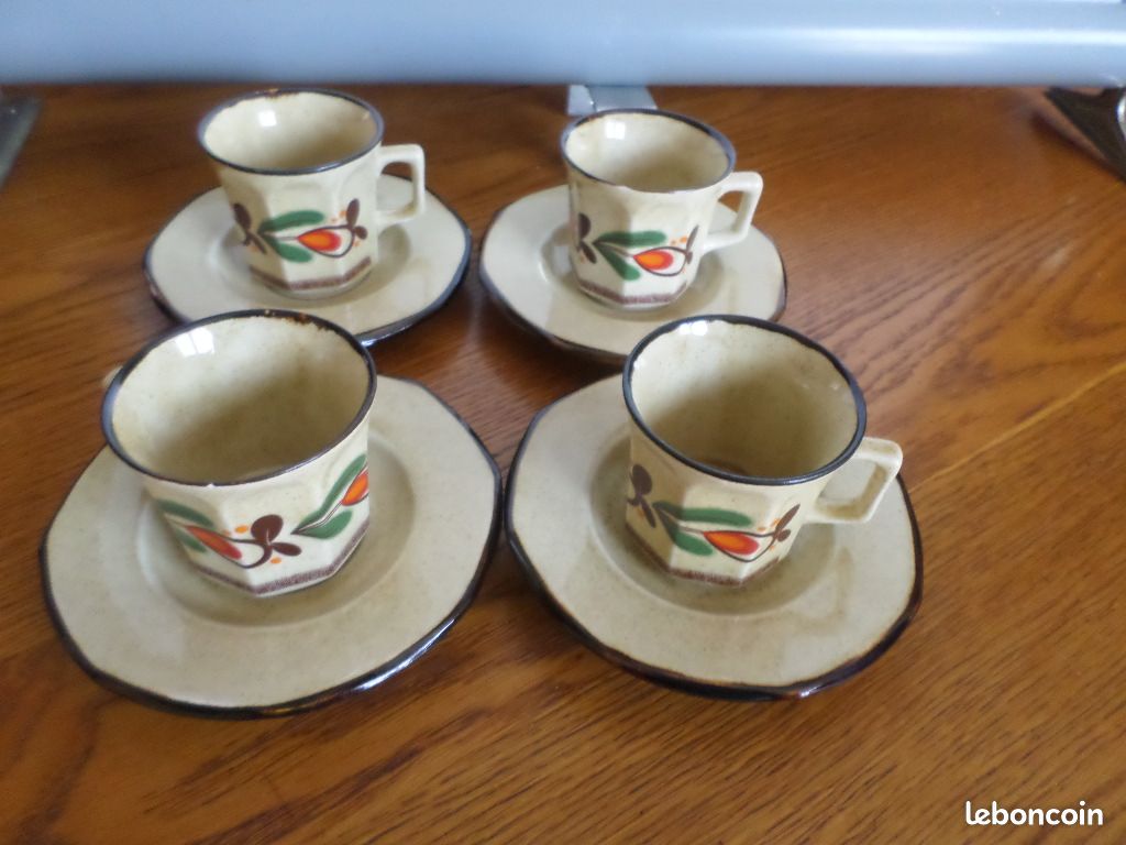 4 tasses a café en porcelaine weidmann (image 1)