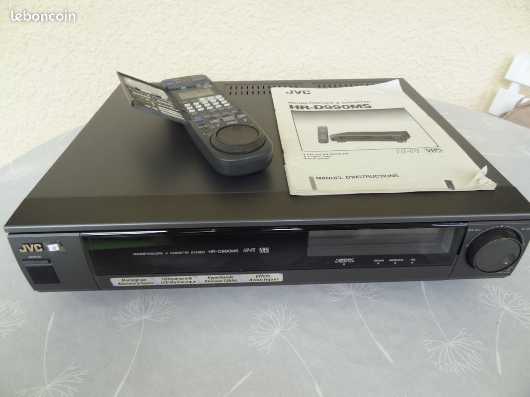 Télécommande D'origine JVC LP21138-003 Pour Magnétoscope VHS - Occasion, Garantie 6 Mois - Compatible JVC, Fabriquée Au Japon