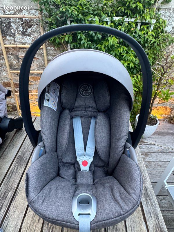Trio cybex e-priam - nacelle - cosy & isofix + siège poussette (image 5)
