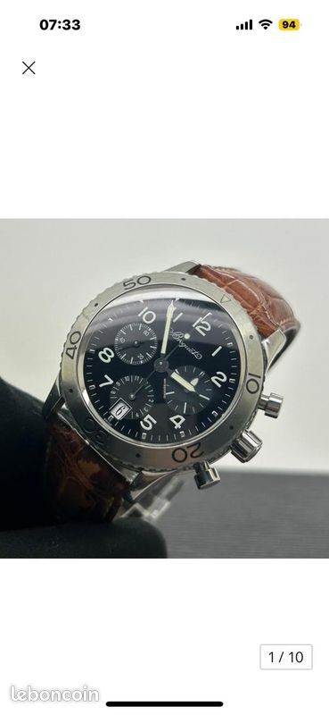 Breguet Type XX Transatlantique ( 3820 ) de 2002 Garantie Fin Février 2026 (image 2)