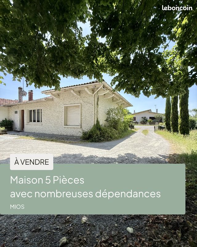 Maison 5 pièces 133 m² · à Mios · 133 m² · 449 350 €