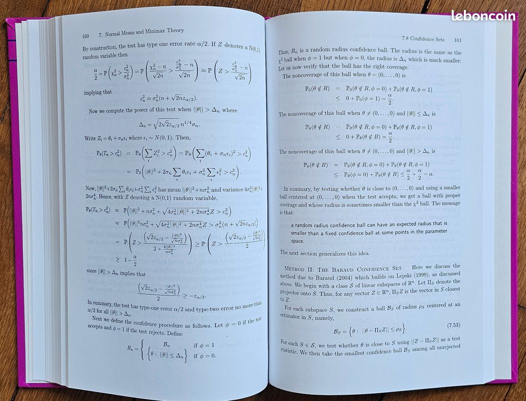 All of Nonparametric Statistics, Larry Wasserman, Springer 2006 (image 16)