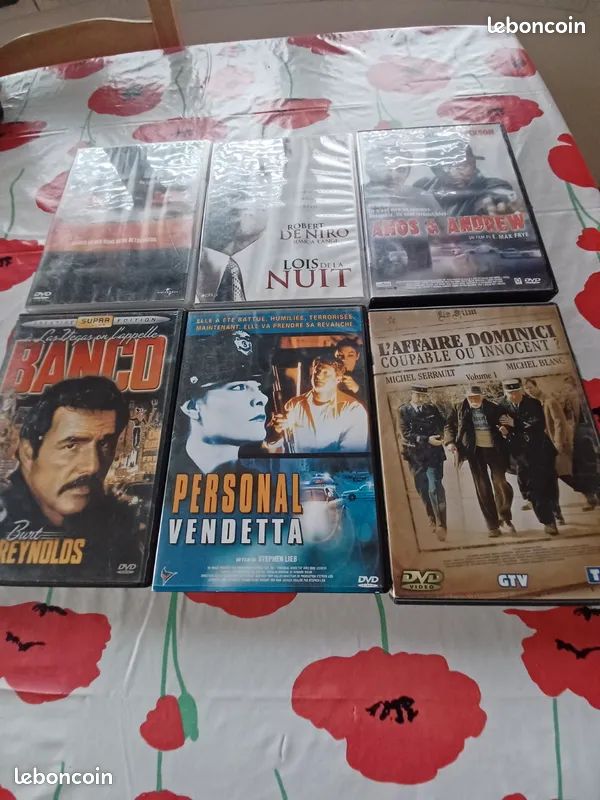 LOT 6 DVD 10e ou 2e pièce ANOS ET ANDREW/ DUEL/ LOI DE LA NUIT (image 1)