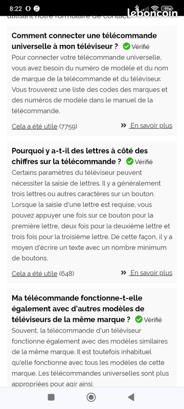 Télécommande universelle digital (image 5)