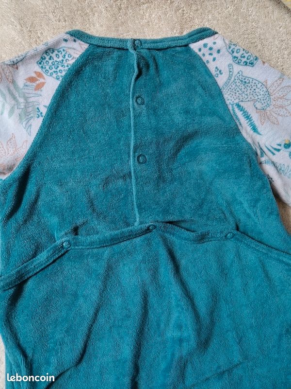 3 ans mixte pyjama velours Petit Beguin (image 9)