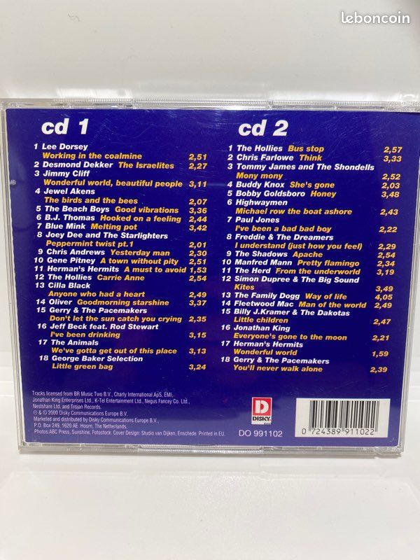 CD 3 COFFRETS / Hits des années 60 (image 2)