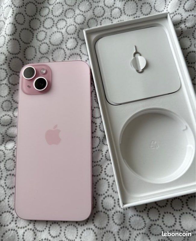 Apple iPhone 15 Plus 6,7 5G Double SIM 128 Go Rose