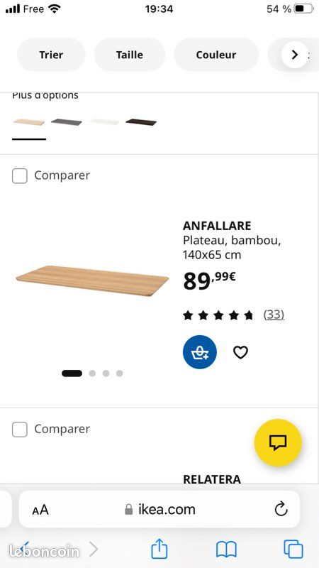 Plateau de bureau Ikea (image 3)