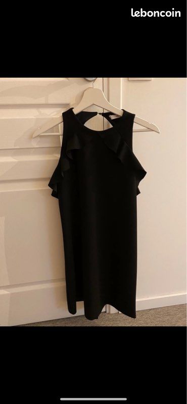 Robe de soirée noire mango (image 2)
