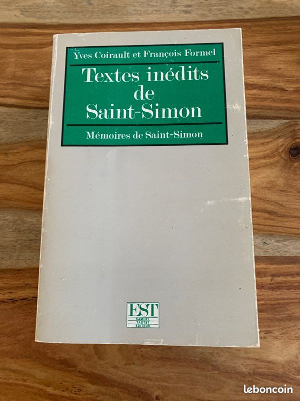 Textes inédits de Saint-Simon (image 1)
