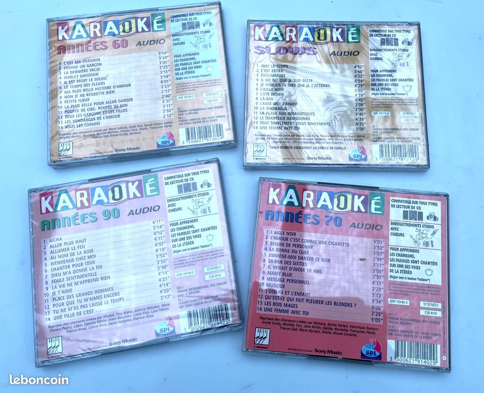 Lot de 4 cd Karaoké (image 2)
