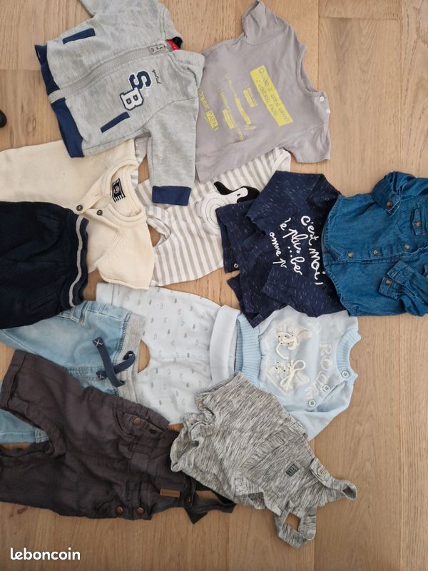 Lot vêtements 3 mois bébé garçon (image 1)