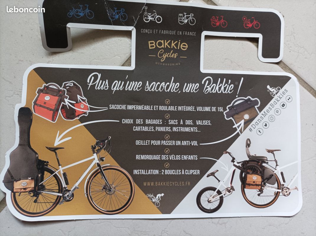 Sacoche Vélo Bakkie Équipements vélos