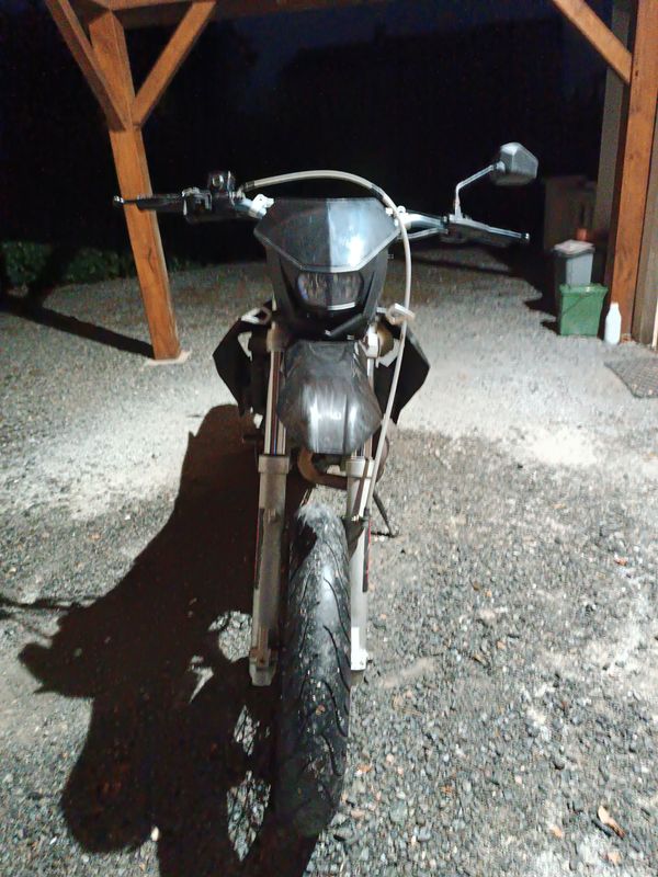 Plaque phare d'origine moto 50cc Derbi