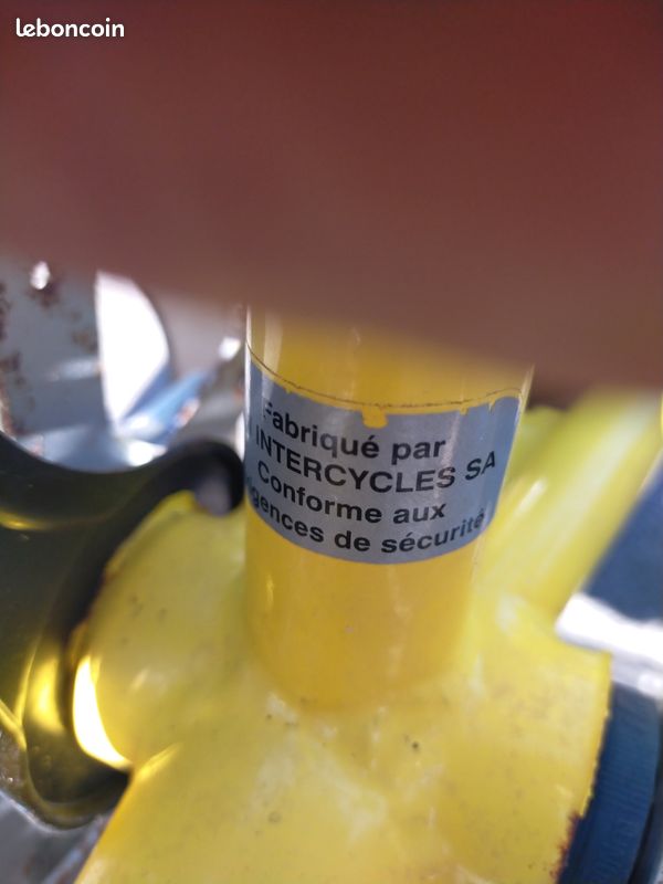 Triporteur vélos utilitaire jaune (image 5)