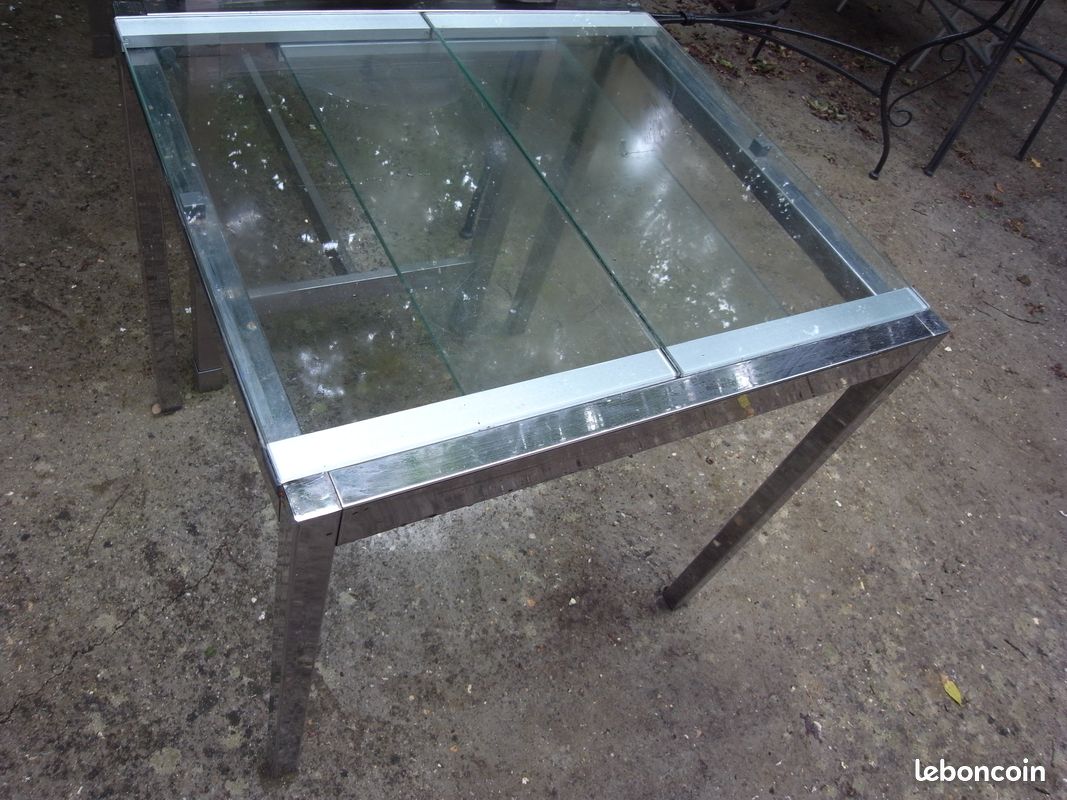 Table en verre pliante (image 2)