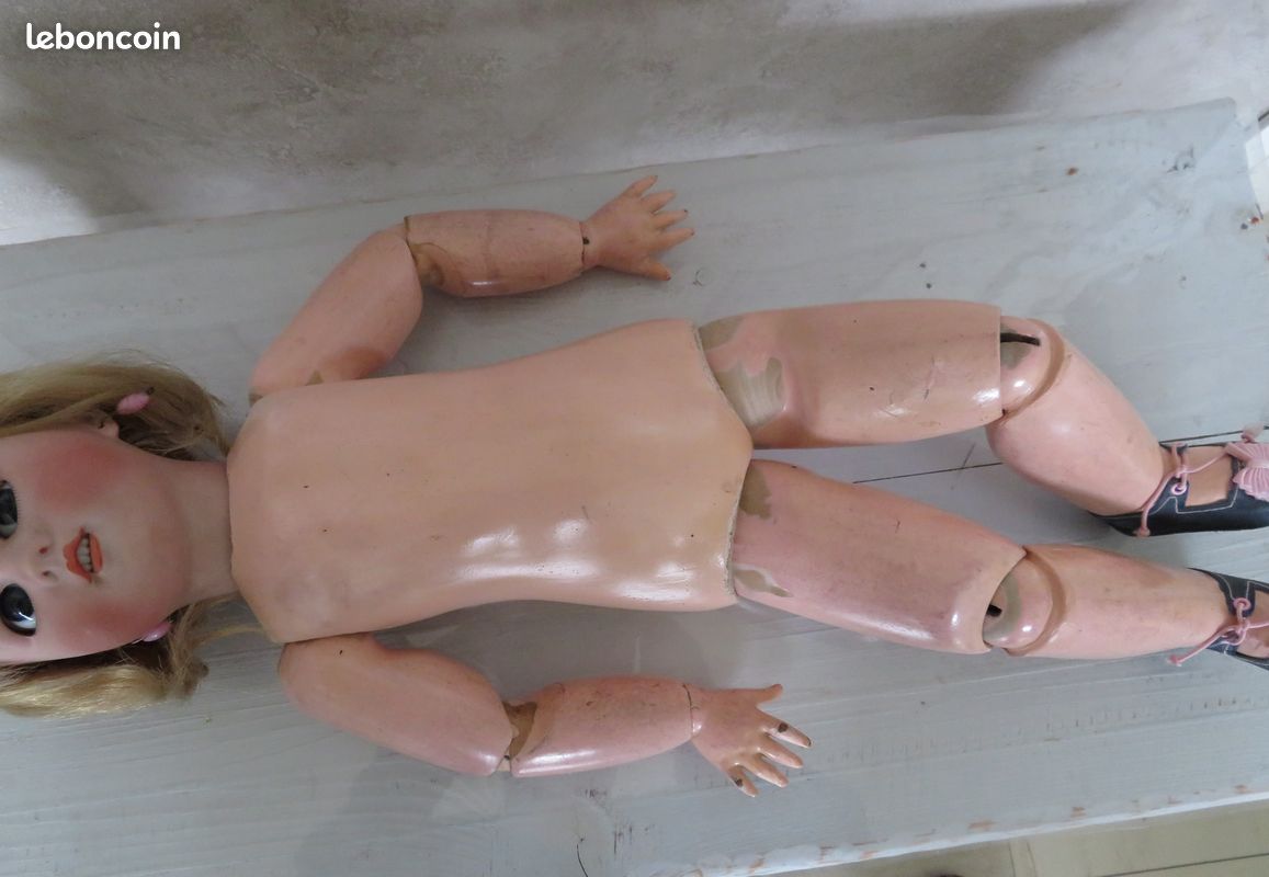 JOLIE POUPÉE ANCIENNE Dep Corps Bébé Jumeau EUR 199,00 - FR