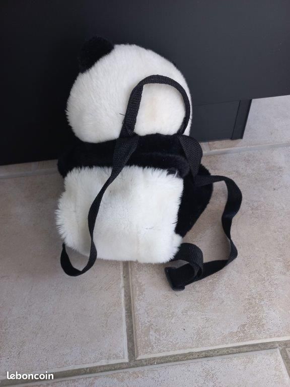 Sac à dos panda peluche (image 3)