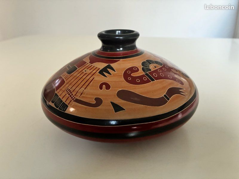 Nicaragua 🇳🇮 Magnifique Vase Emmanuel Maldonado (image 18)