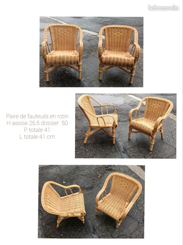 Paire de fauteuils enfants (image 1)