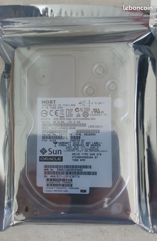 Disque dur hgst sun 4to SAS (image 4)